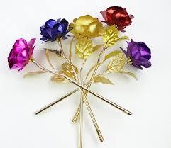 24K Gold Rose Gift Box